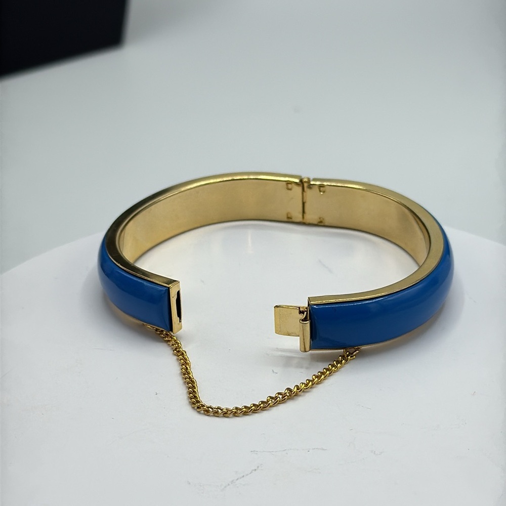 Vintage 1960’s mod blue clamper with safety chain. - Picture 3 of 4